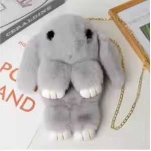 NEW Plush Rabbit Shoulder Bag Crossbody
